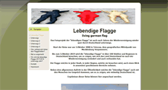 Desktop Screenshot of lebendigeflagge.de